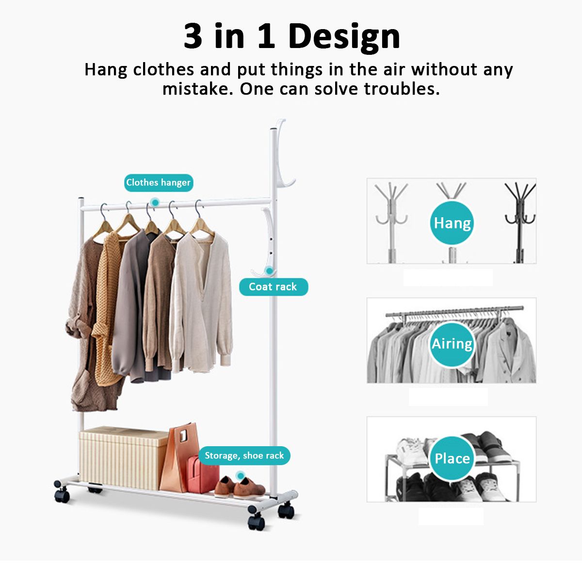 8045130cm-Clothes-Hanger-Hanging-Display-Garment-Rack-Coat-Rail-Stand-1666335