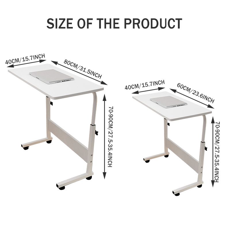 80cm60cmx40cm-Movable-Rolling-Laptop-Desk-Table-Adjustable-Height-Bedside-Stand-1737984