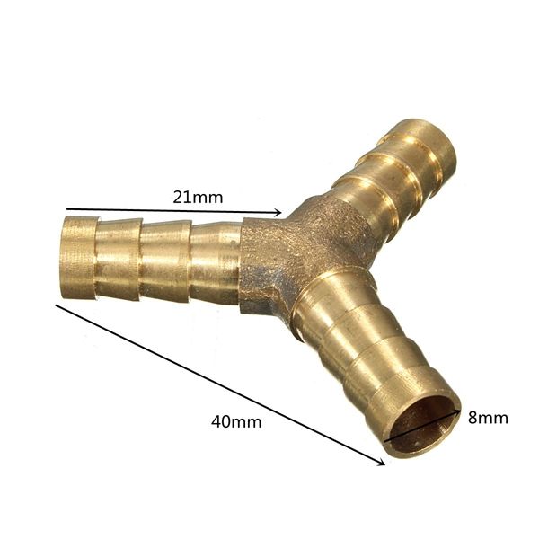 8mm-Solid-Brass-Y-Connector-3-Ways-Hose-Joiner-Barbed-Y-Splitter-1119258