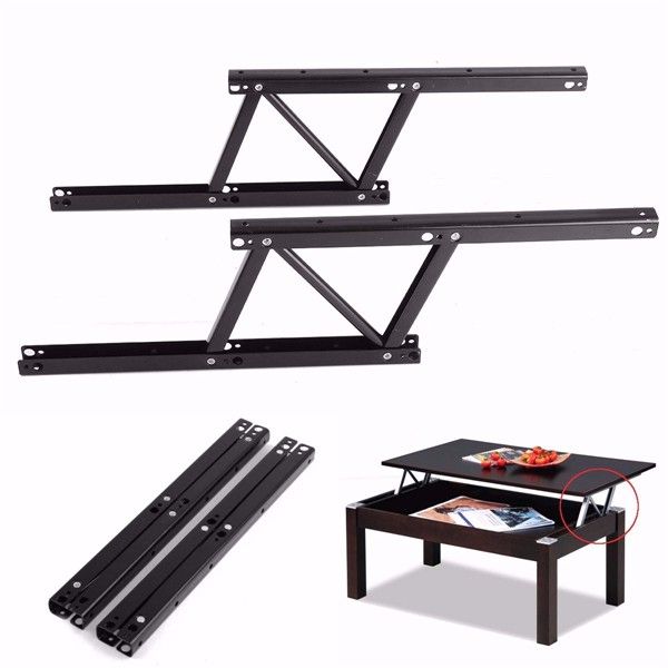 8x165cm-1-Pair-Lift-Up-Adjustable-Folding-Legs-Top-Table-Lifting-Frame-Hinge-1112349