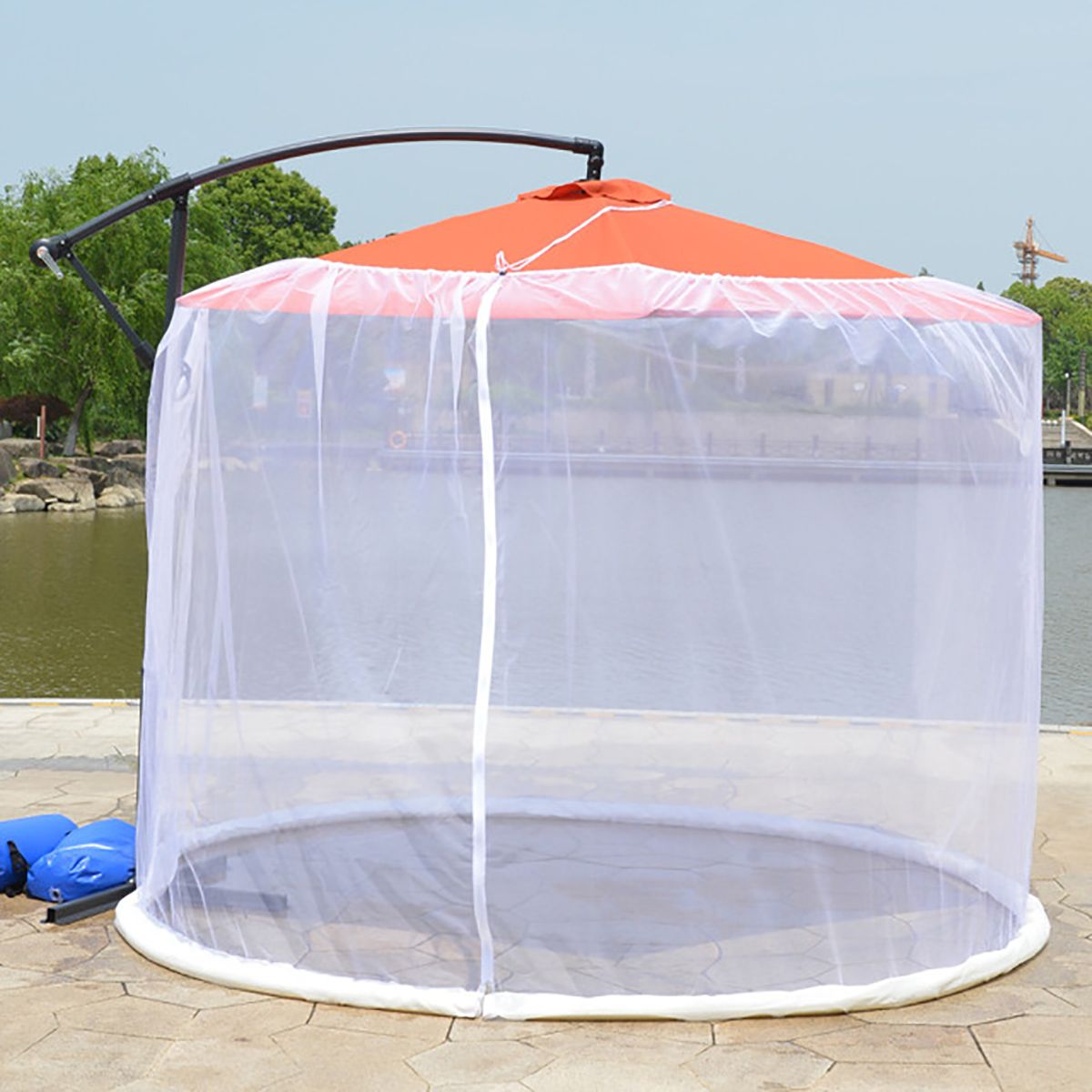 9ft-Garden-Outdoor-Patio-Umbrella-Table-Screen-Cover-Net-Mosquito-Insect-Net-1751979