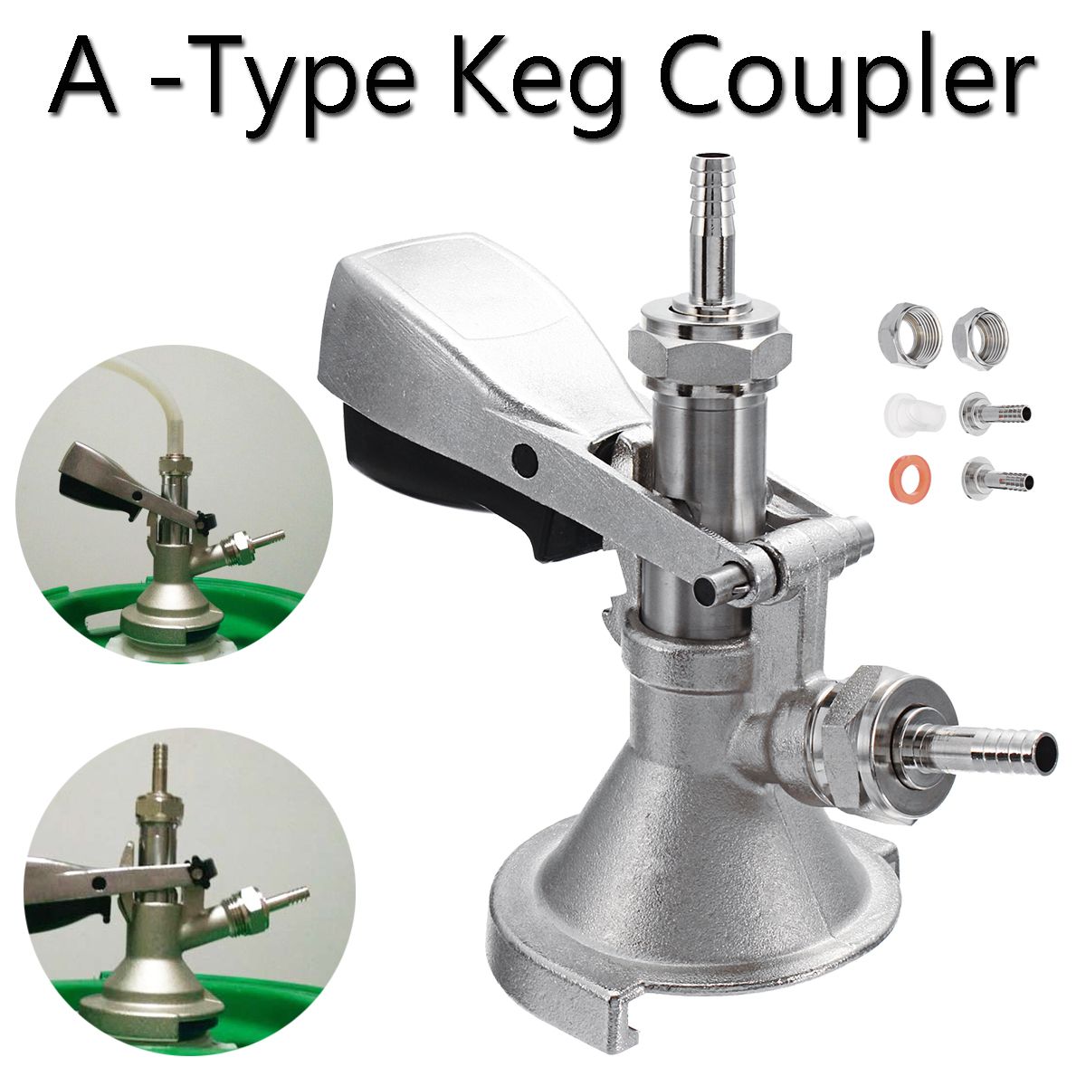 A-type-System-Beer-Keg-Coupler-Suit-Toohey-Coopers-Slider-Tap-German-Ergo-Lever-1163193