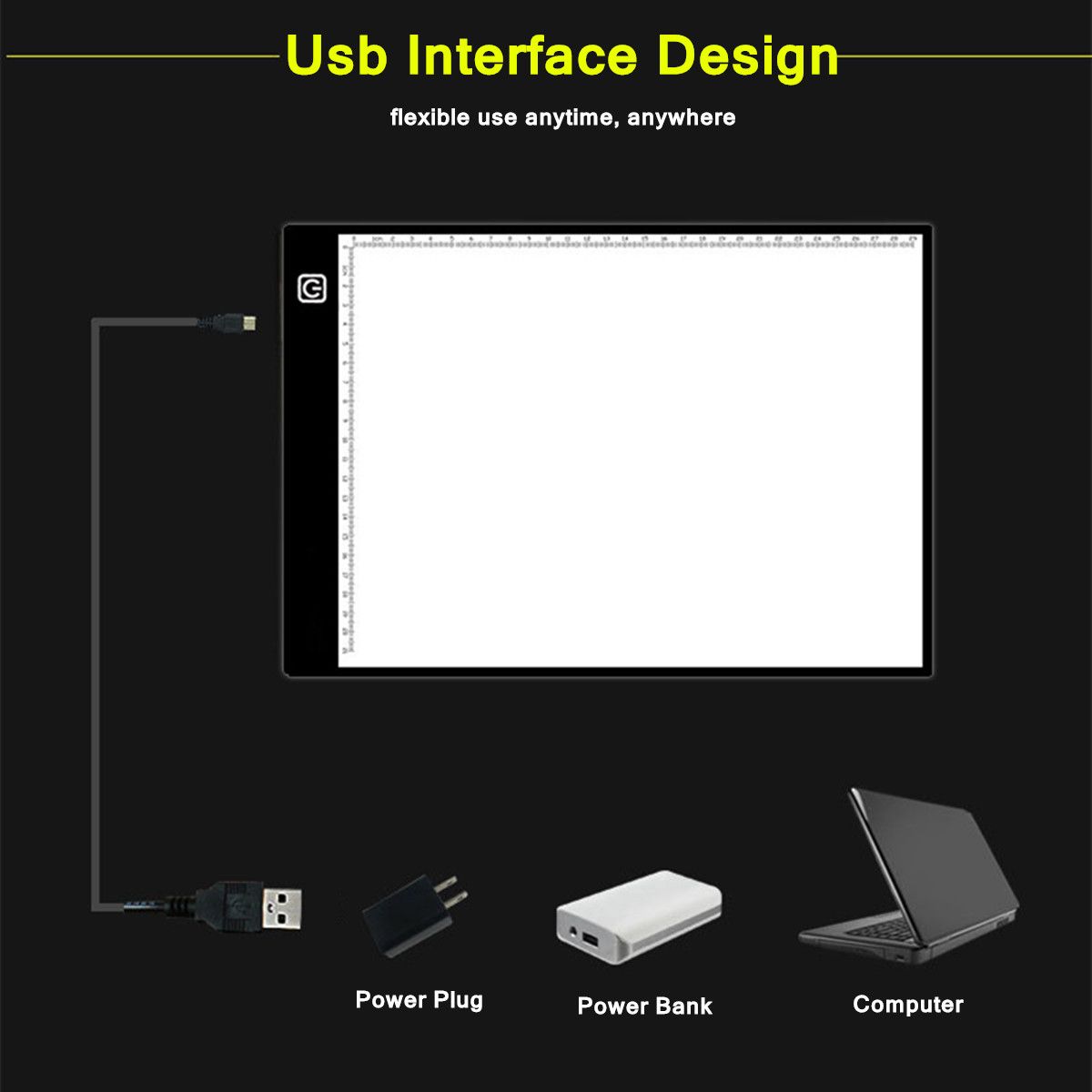 A3A4-LED-Copy-Board-Art-Craft-Drawing-Tracing-Tattoo-Light-Box-Pad--USB-Cable-1393435