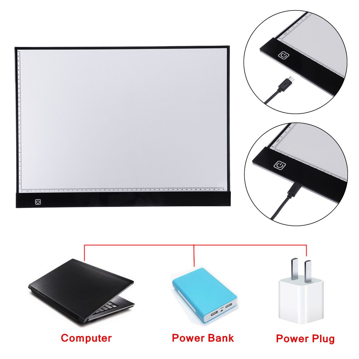 A3A4-LED-Copy-Board-Art-Craft-Drawing-Tracing-Tattoo-Light-Box-Pad--USB-Cable-1393435