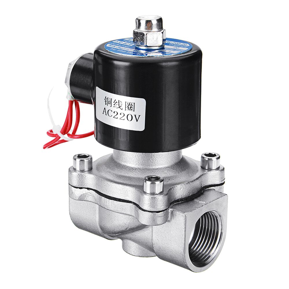 AC-220V-Electric-Solenoid-Valve-2W20-Stainless-Steel-For-Water-Gas-Air-Oil-1346635