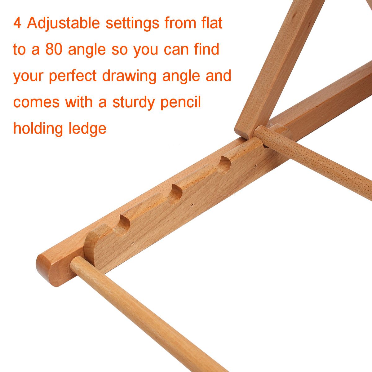 Adjustable-Beech-Wood-Drawing-Storage-Board-Fold-Flat-Sketching-Crafted-With-Elastic-Band-1379567