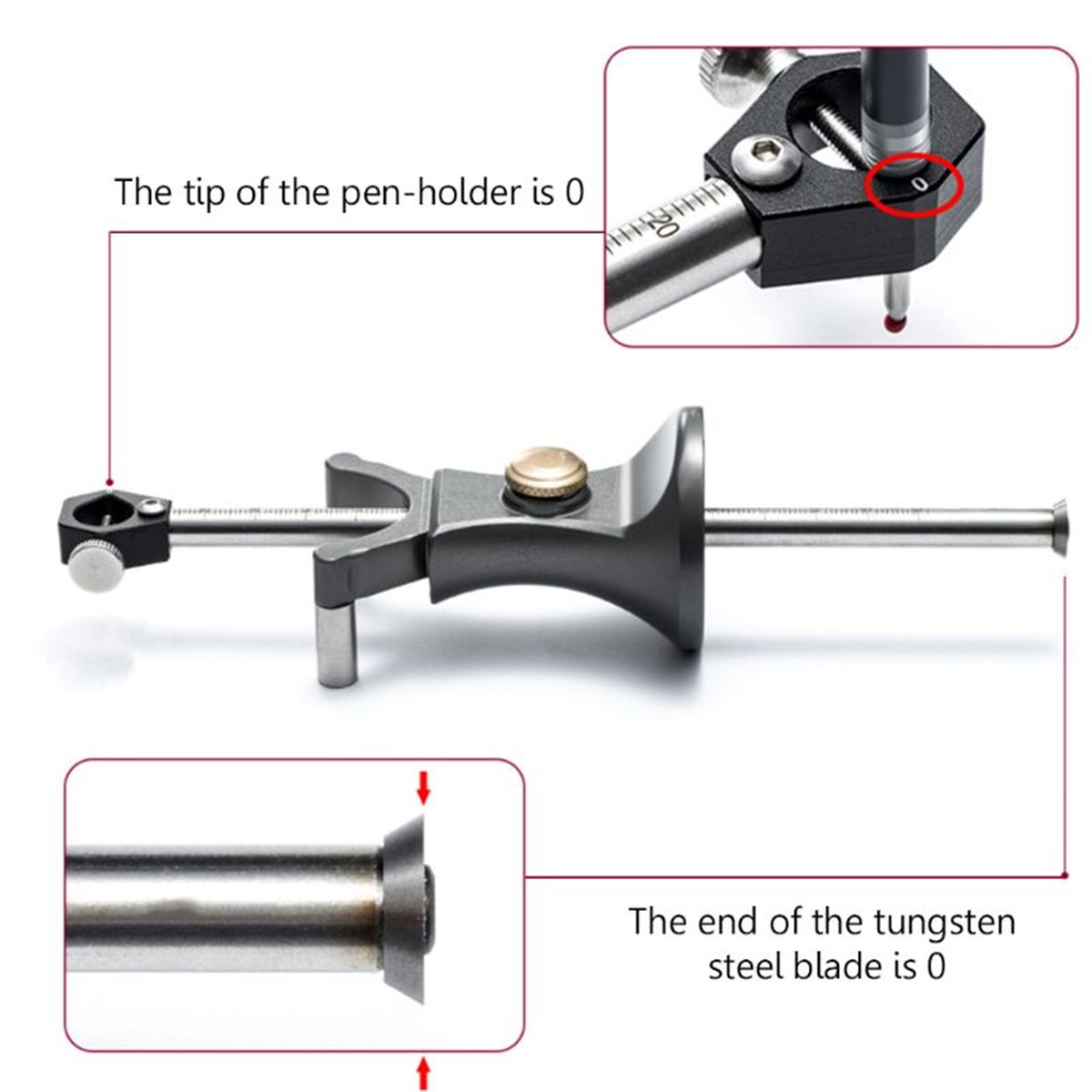 Aluminum-Alloy-Stainless-Steel-Woodworking-Linear-Arc-Dual-purpose-Scriber-Parallel-Line-Drawing-DIY-1474488