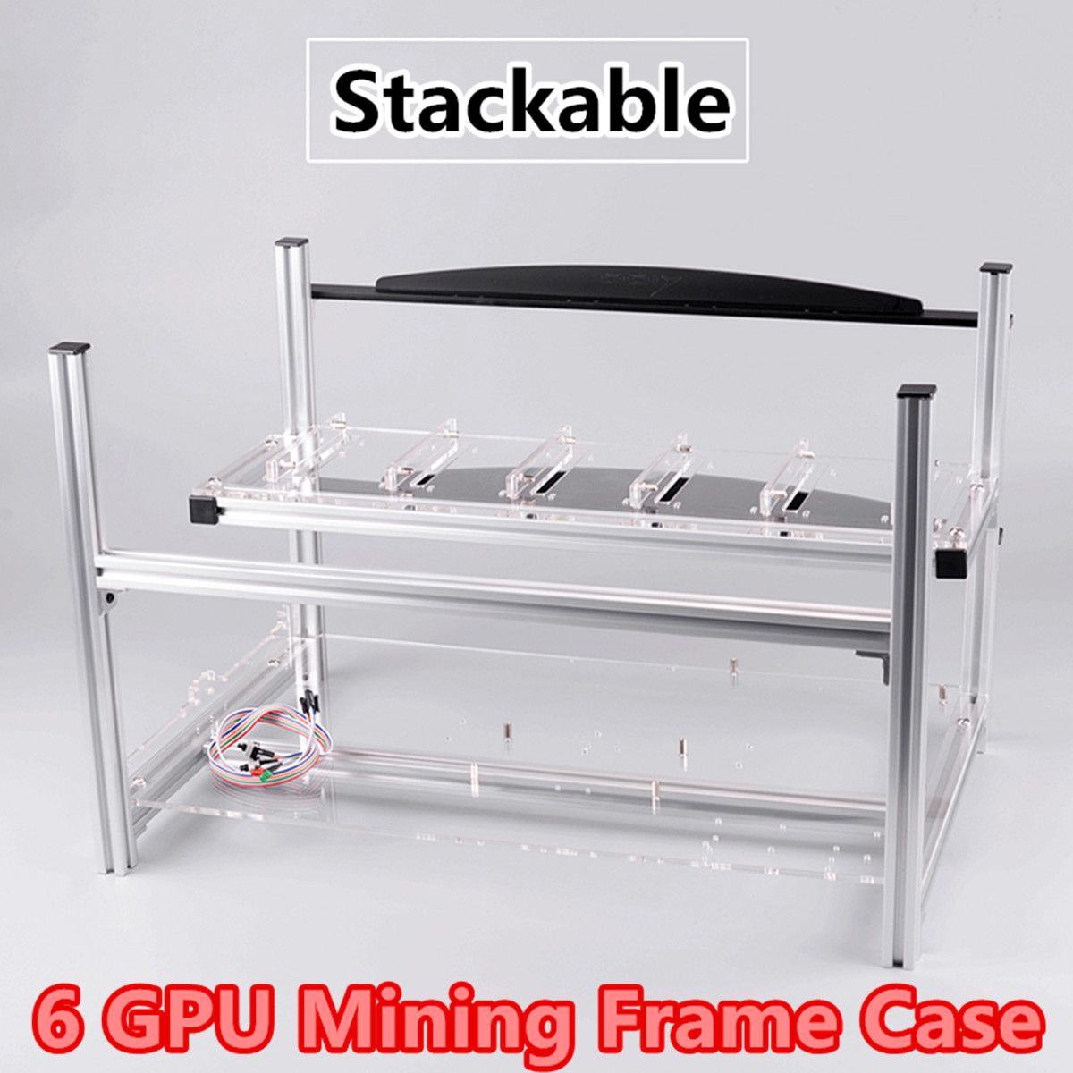 Aluminum-Open-Air-Frame-Mining-Miner-Rig-Case-Stackable-For-6-GPU-ETH-Ethereum-1243675