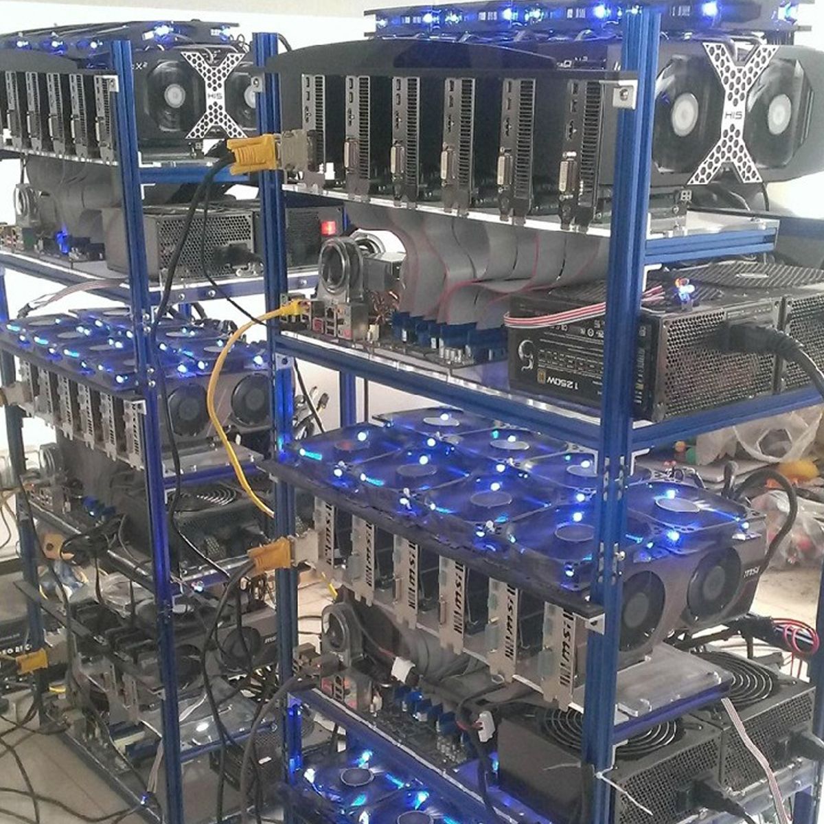 Aluminum-Open-Air-Frame-Mining-Miner-Rig-Case-Stackable-For-6-GPU-ETH-Ethereum-1243675
