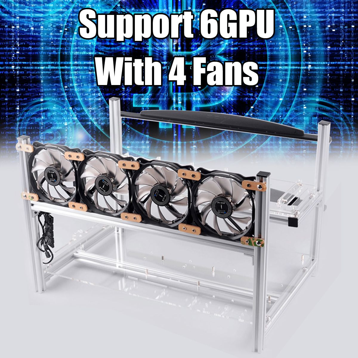 Aluminum-Open-Air-Mining-Rig-Stackable-Frame-Case-With-4-Fans-For-6-GPU-ETH-BTC-1258077