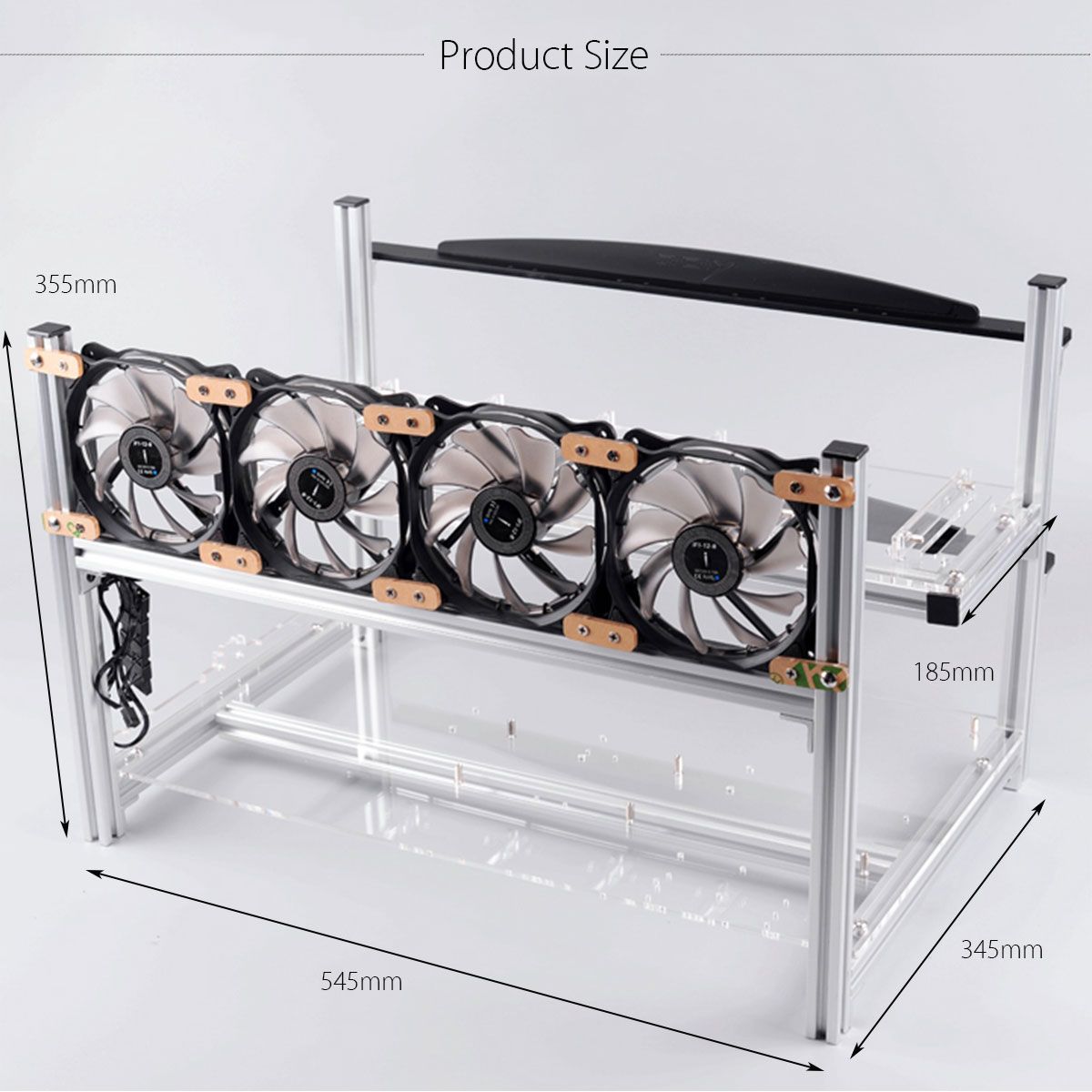 Aluminum-Open-Air-Mining-Rig-Stackable-Frame-Case-With-4-Fans-For-6-GPU-ETH-BTC-1258077