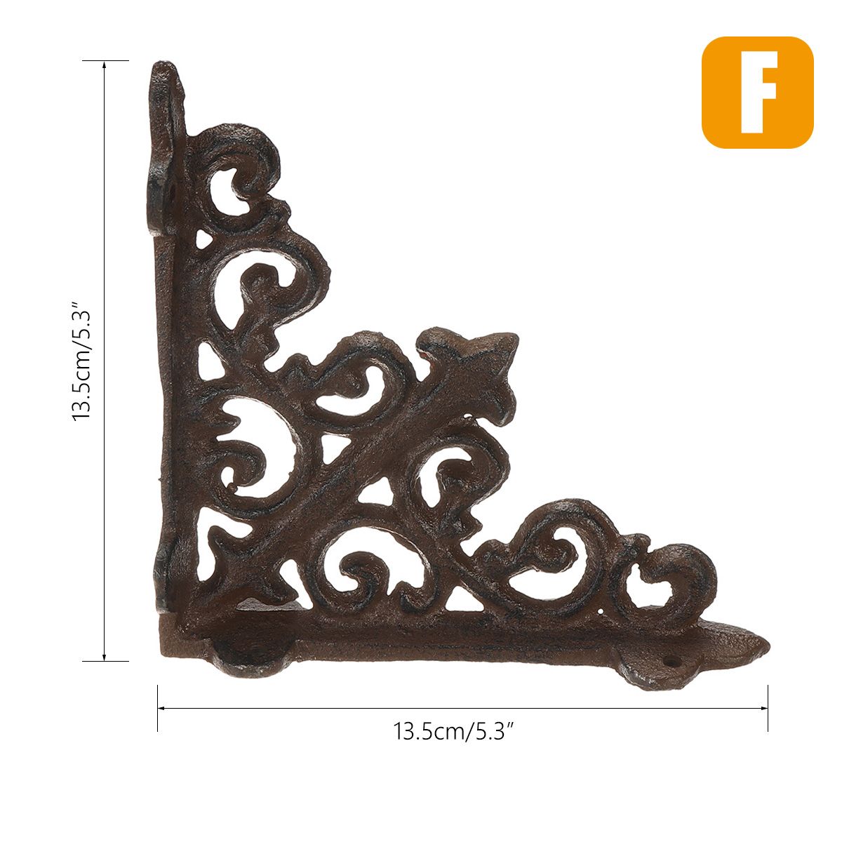 Antique-Style-Cast-Iron-Wall-Shelf-Bracket-Support-1661507