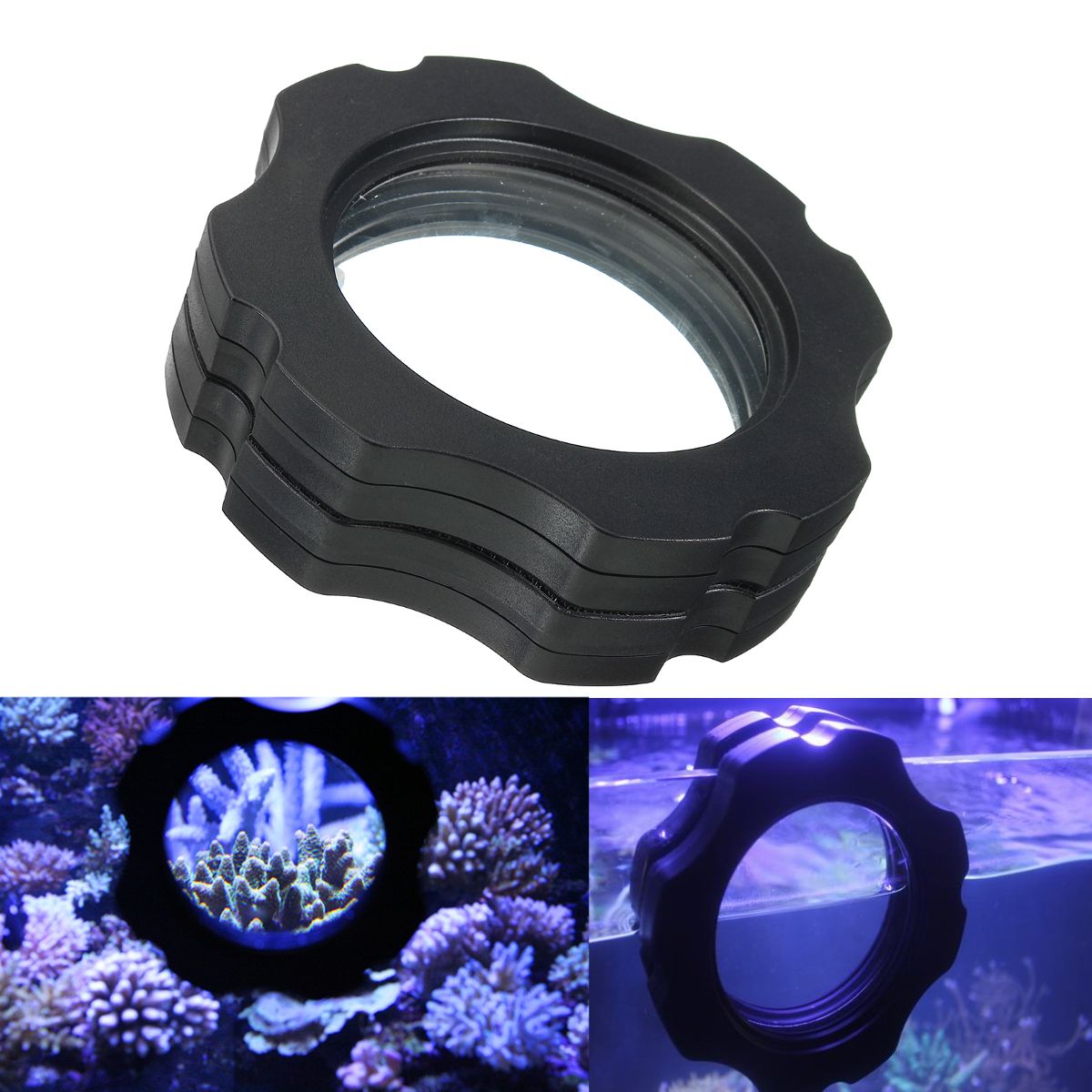 Aquarium-Magnetic-Fish-Tank-Glass-Cleaner-Scraper-Magnifier-Up-to-15mm-1352035