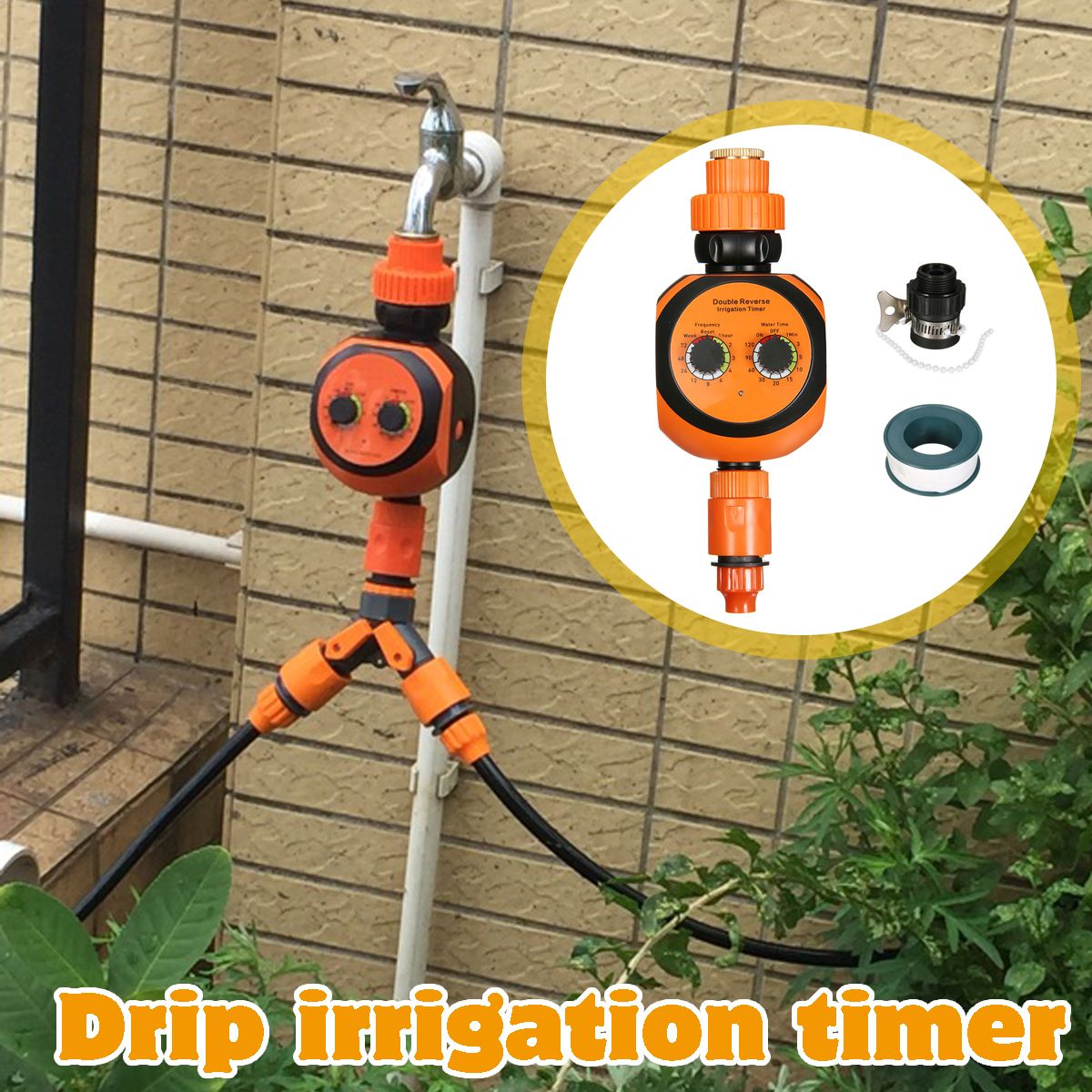 Automatic-Double-Drip-Irrigation-Dual-Controller-Kit-Garden-Self-Watering-Timer-1304450