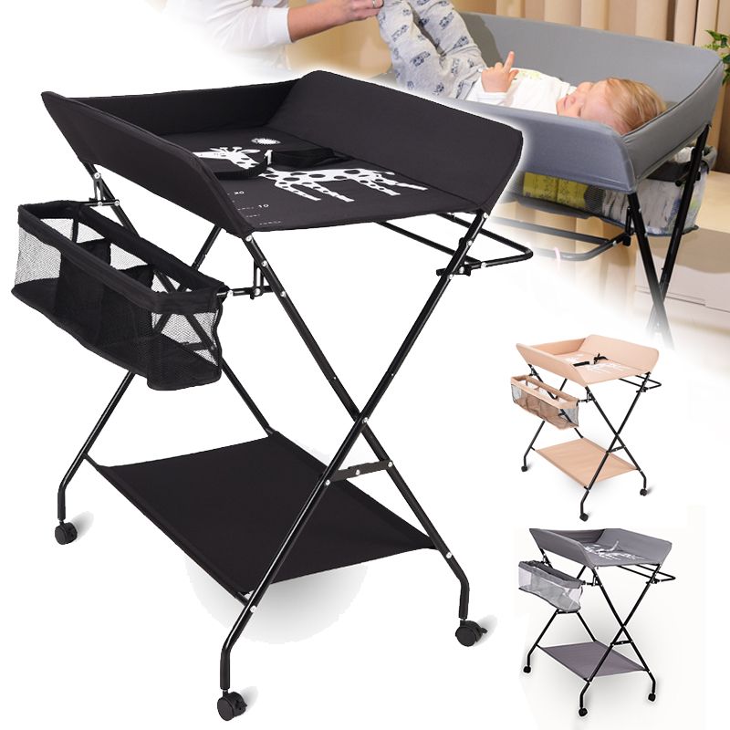 Baby-Changing-Table-Folding-Diaper-Station-Nursery-Organizer-for-Infant-Storage-1740243