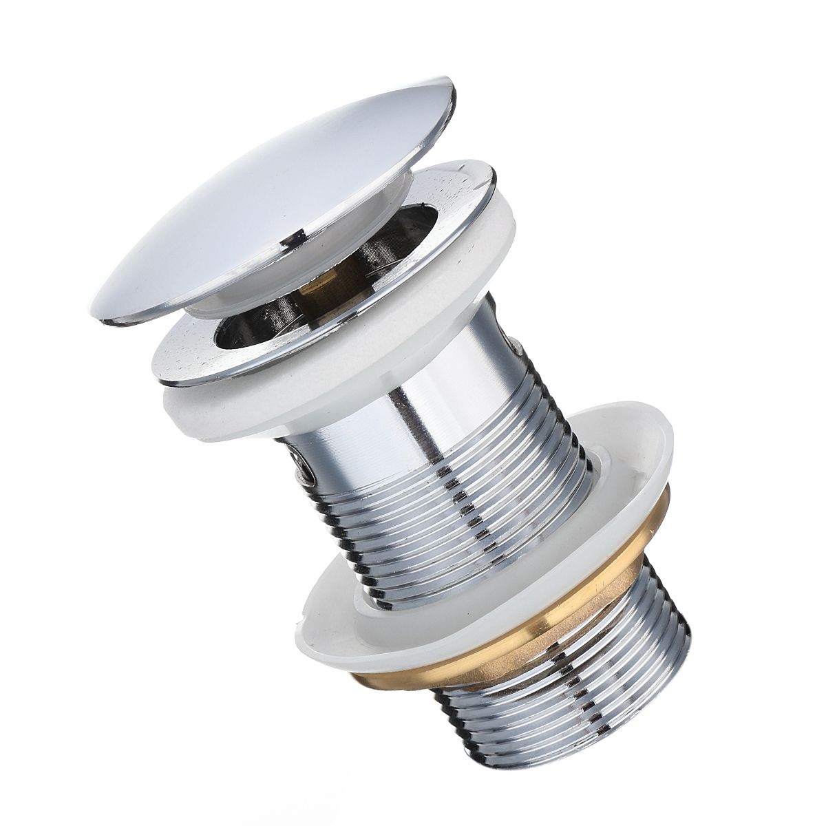 Bathroom-Basin-Waste-Pop-Up-Push-Button-Sink-Drain-Strainer-Slotted-Wastes-Brass-Chrome-Plug-1341004