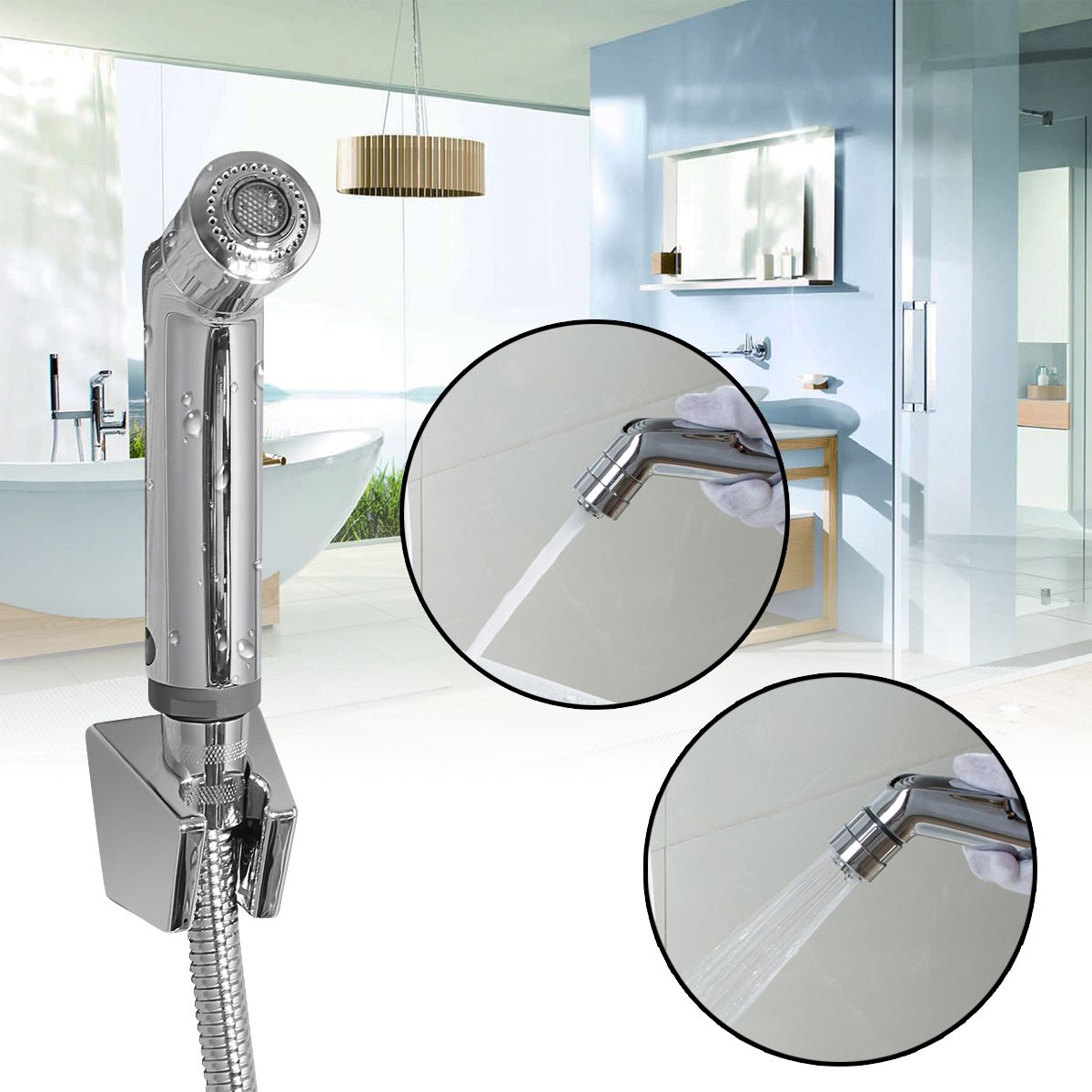 Bathroom-Handheld-Bidet-Toilet-Adapter-Shower-Sprayer-Wall-Bracket-With-Holder-amp-Water-Hose-1345589