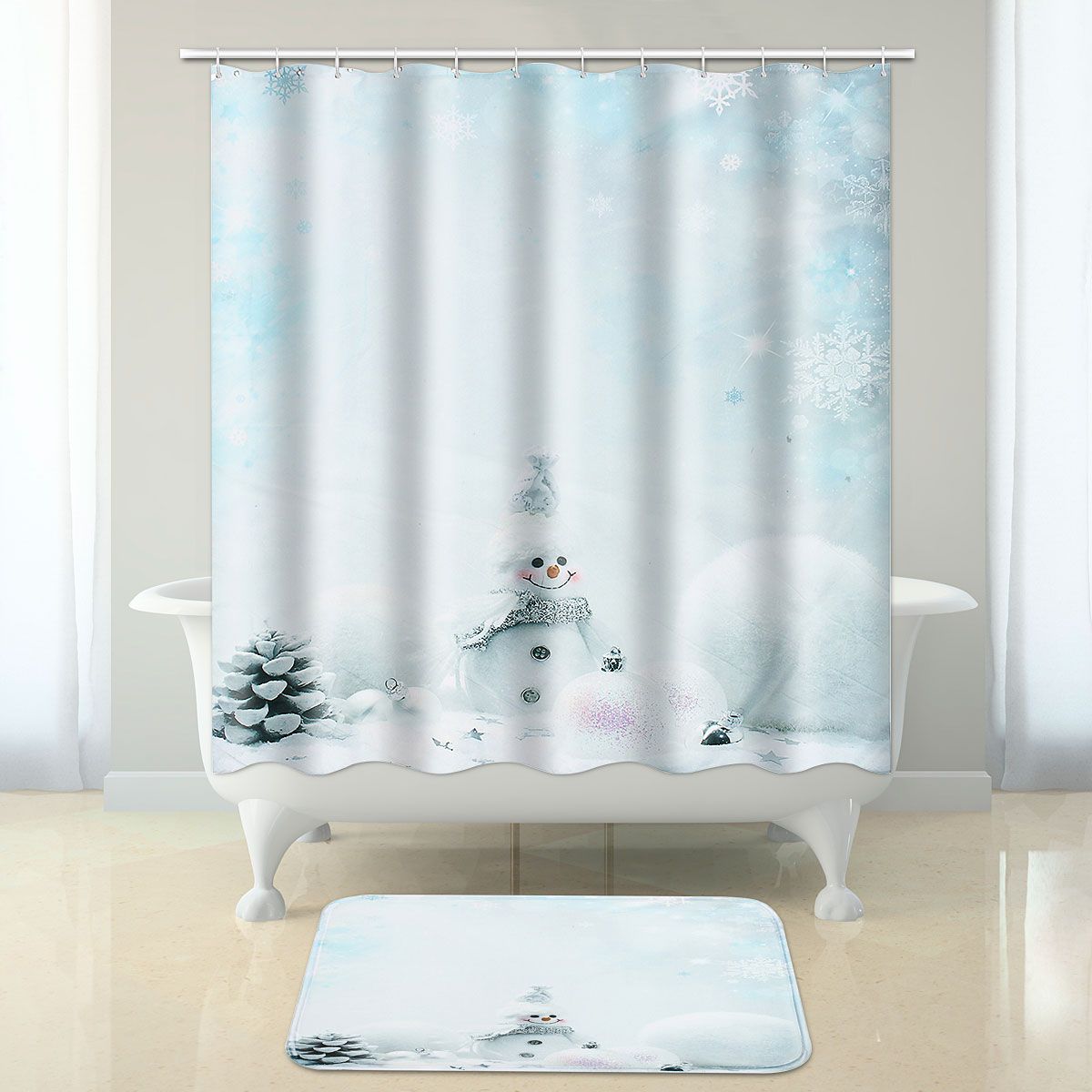 Bathroom-Set-Non-Slip-Rug-Lid-Toilet-Cover-Bathroom-Mat-Shower-Curtain-Snowman-1461471