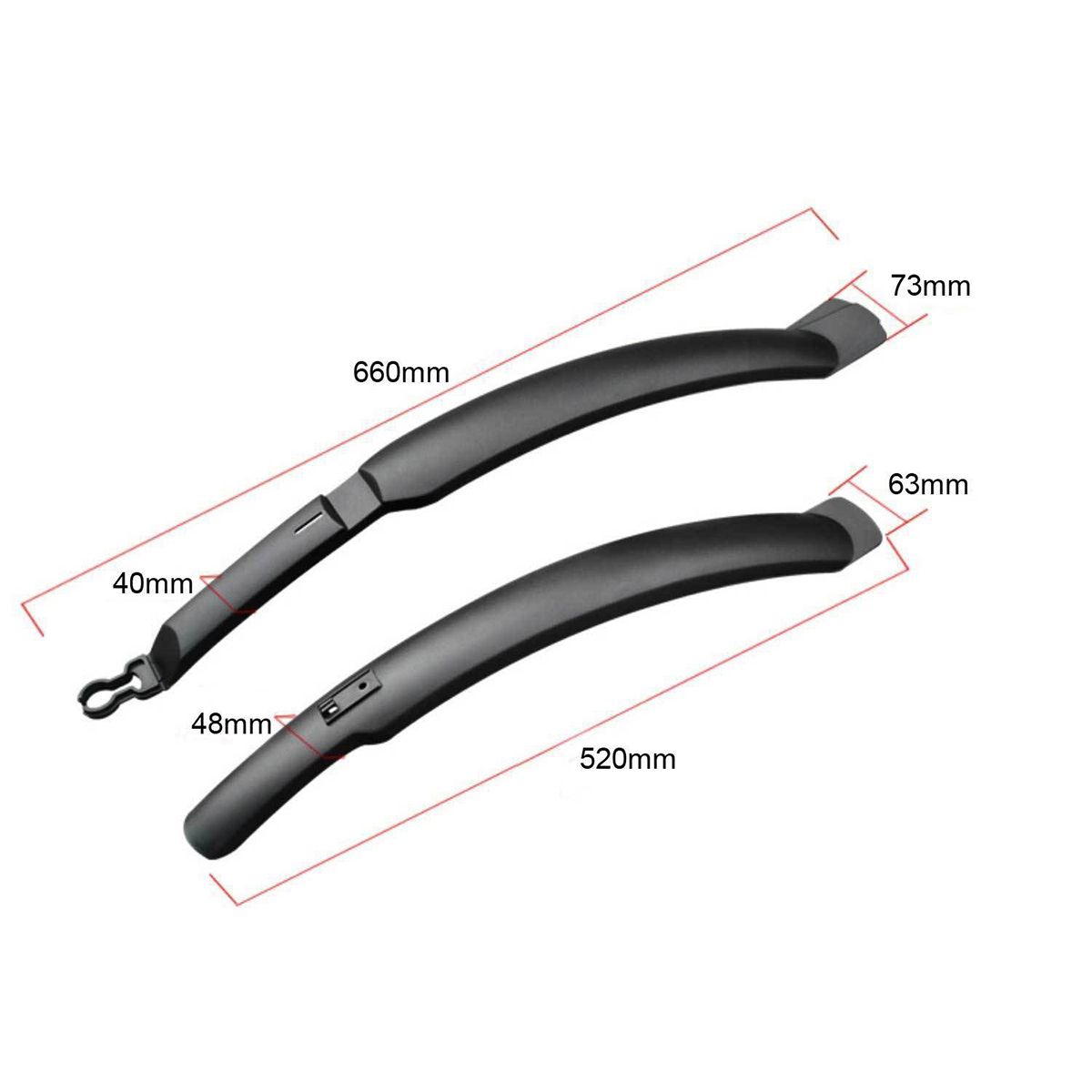 Bike-Bicycle-Mudguards-Fenders-26-Front-Rear-Mud-Guard-Set-Quick-Release-Fender-1553564