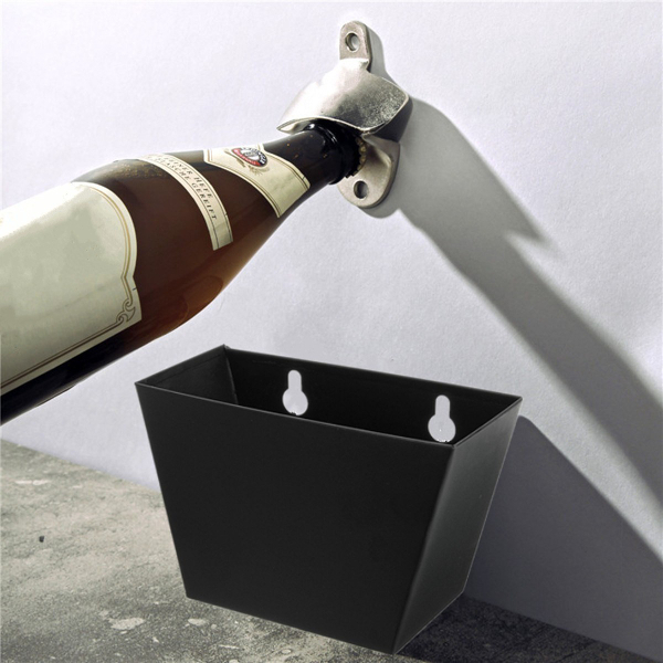 Black-Wall-Mount-Beer-Bottle-Opener-Cap-Catcher-Box-with-Screws-1102866