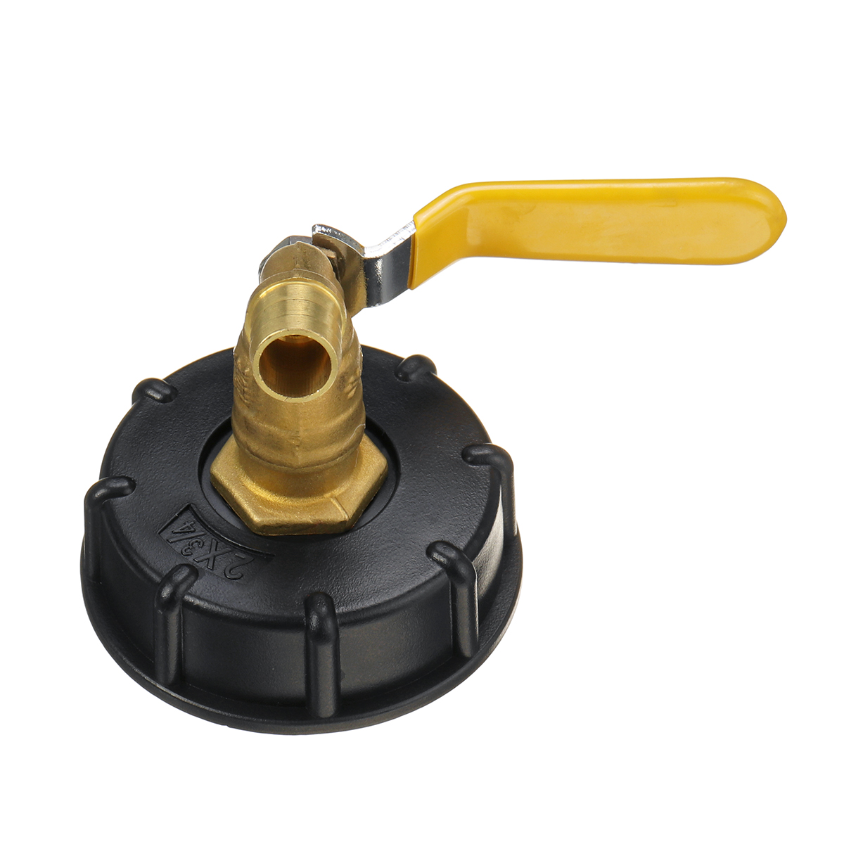 Brass-IBC-Tank-Tap-Adapter-Faucet-Valve-Fit-12quot-34quot-Garden-Water-Hose-Tool-1661694