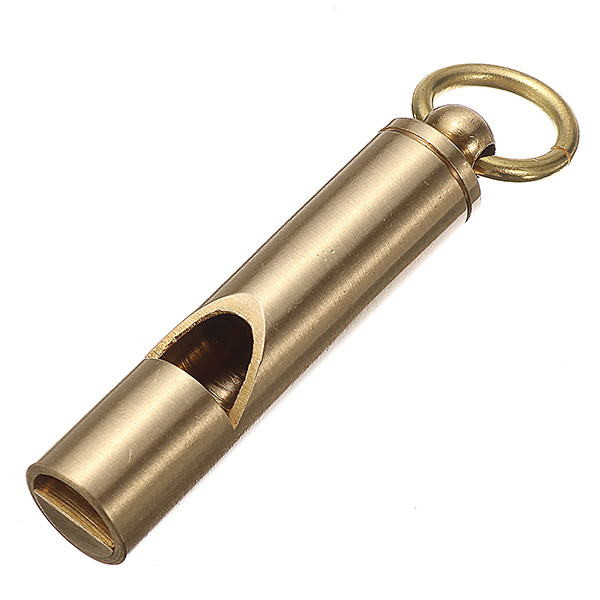 Brass-Survival-Whistle-Pure-Copper-Key-Chain-with-Buckle-Ring-42x1cm-1174665