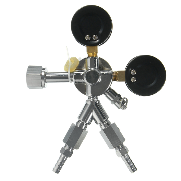 CO2-Regulator-Beer-Brewing-Kegerator-Bar-Triple-Gauge-Valve-516quot-CGA320-14quotNPT-1129385