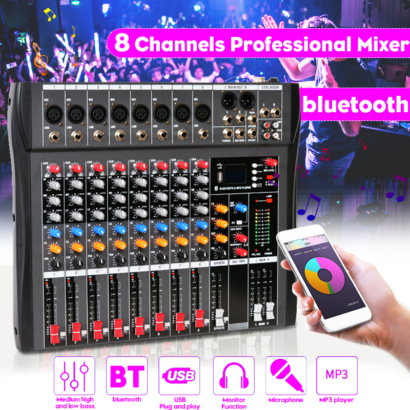 CT80S-8-Channel-Professional-Live-Studio-Audio-Mixer-with-48V-Phantom-USB-Effect-1521058