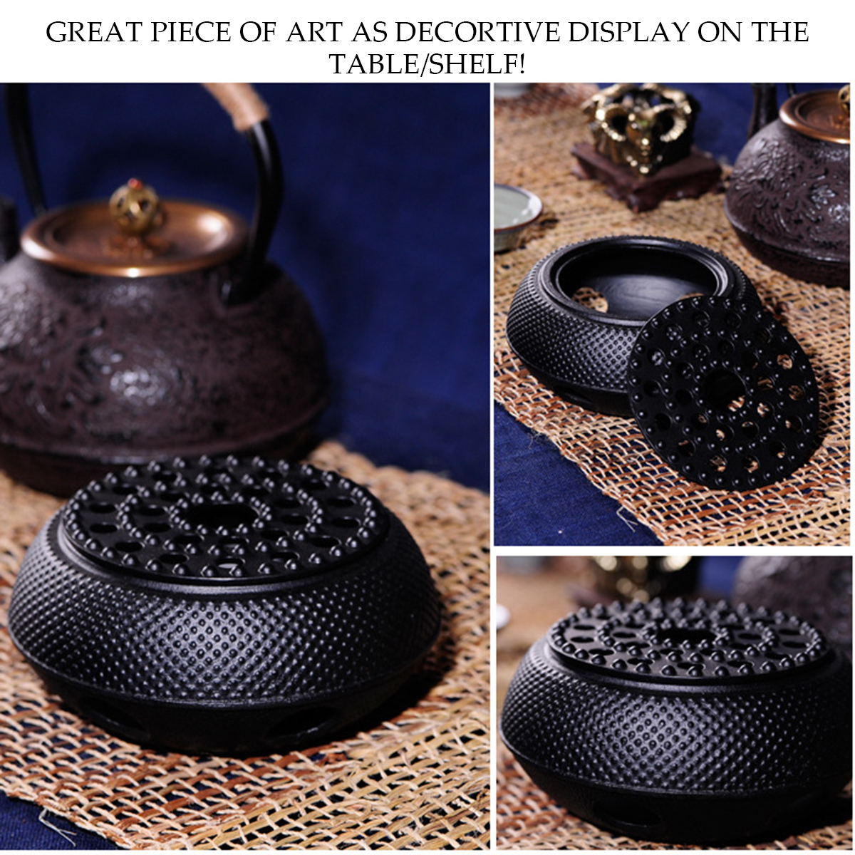 Cast-Iron-Teapot-Warmer-Charcoal-Stove-Tea-Pot-Holder-Japanese-Tea-Ceremony-1499922