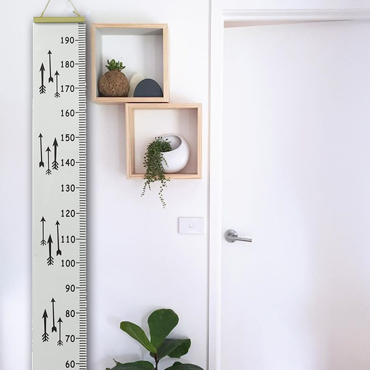 Children-Measure-Height-Ruler-Room-Wall-Hanging-Prop-Wall-Growth-Gauge-Frame-1284823