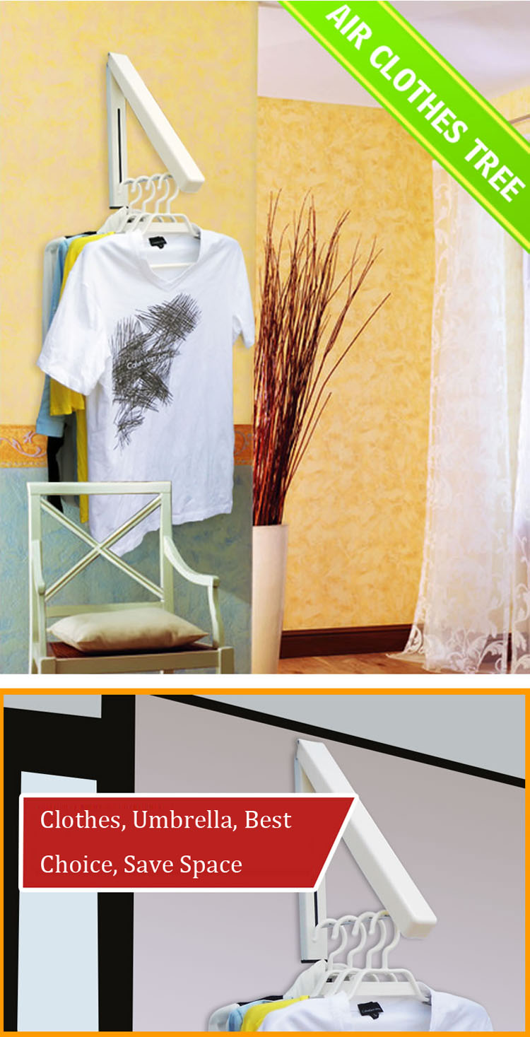 Creative-Wall-Mounted-Retractable-Foldable-Clothes-Rack-Magic-Hanger-Storage-Holder-999664