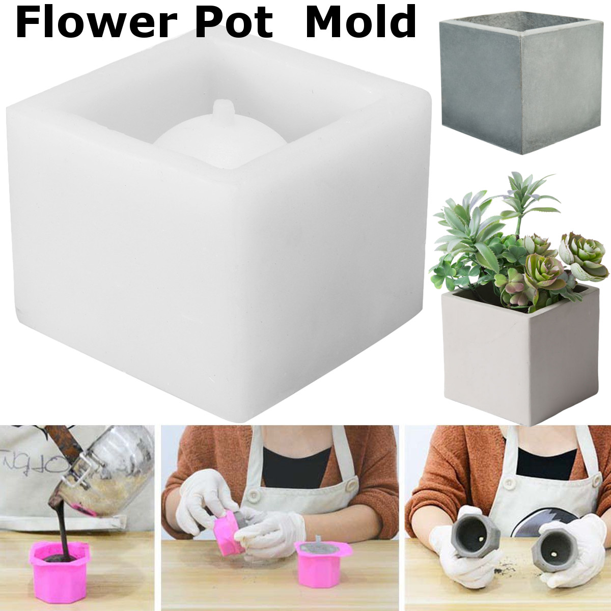 Cube-Silicone-Mold-DIY-Concrete-Flower-Pot-Garden-Planter-Vase-Mould-Craft-Handmade-Tool-1332144