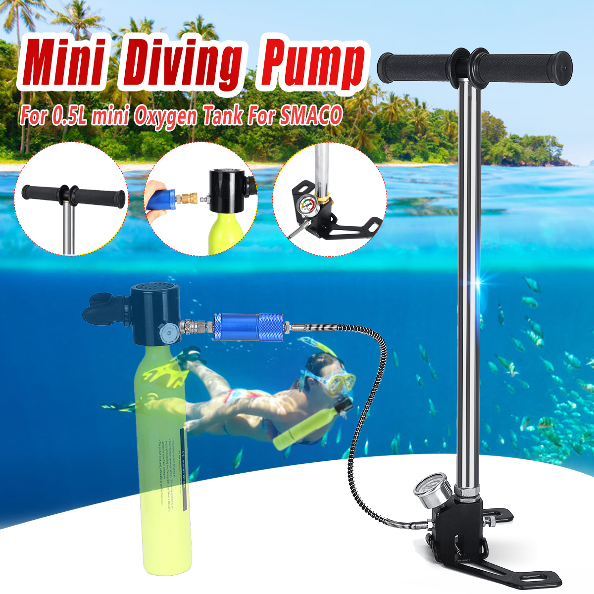 Diving-Equipment-Mini-Hand-Operated-Pump-For-Oxygen-Tank-1446704