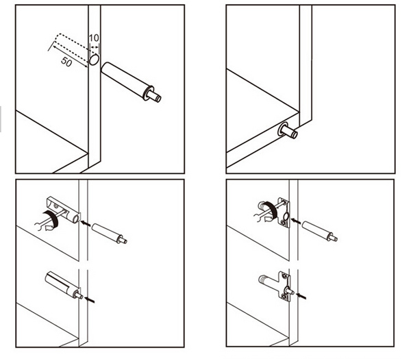 Door-Cabinet-Damper-Anticollision-Bumper-Buffer-Muffer-Shock-Absorber-940596