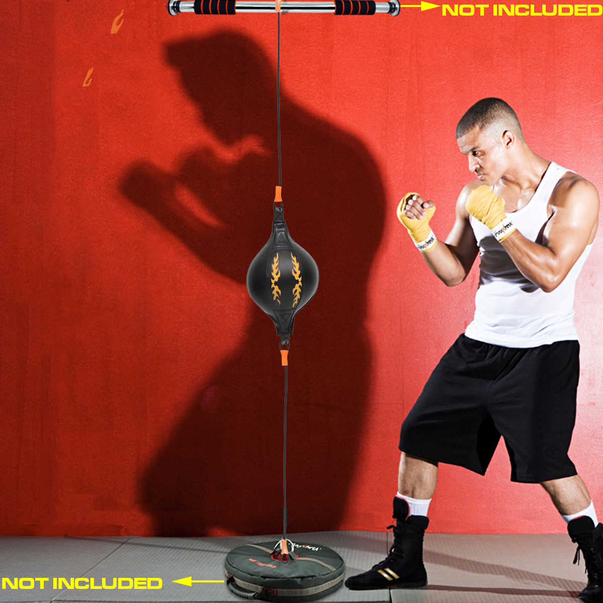 Double-End-Speed-Ball-Boxing-Punching-Bag-Speedball-Swivel-Gym-Fitness-Training-1496393
