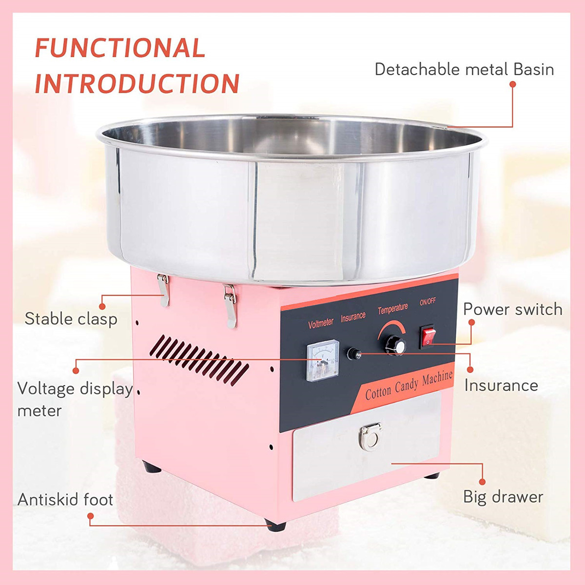 Electric-Candy-Floss-Machine-Sweet-Sugar-Cotton-Maker-Carnival-Fairy-Party-110V-1664574