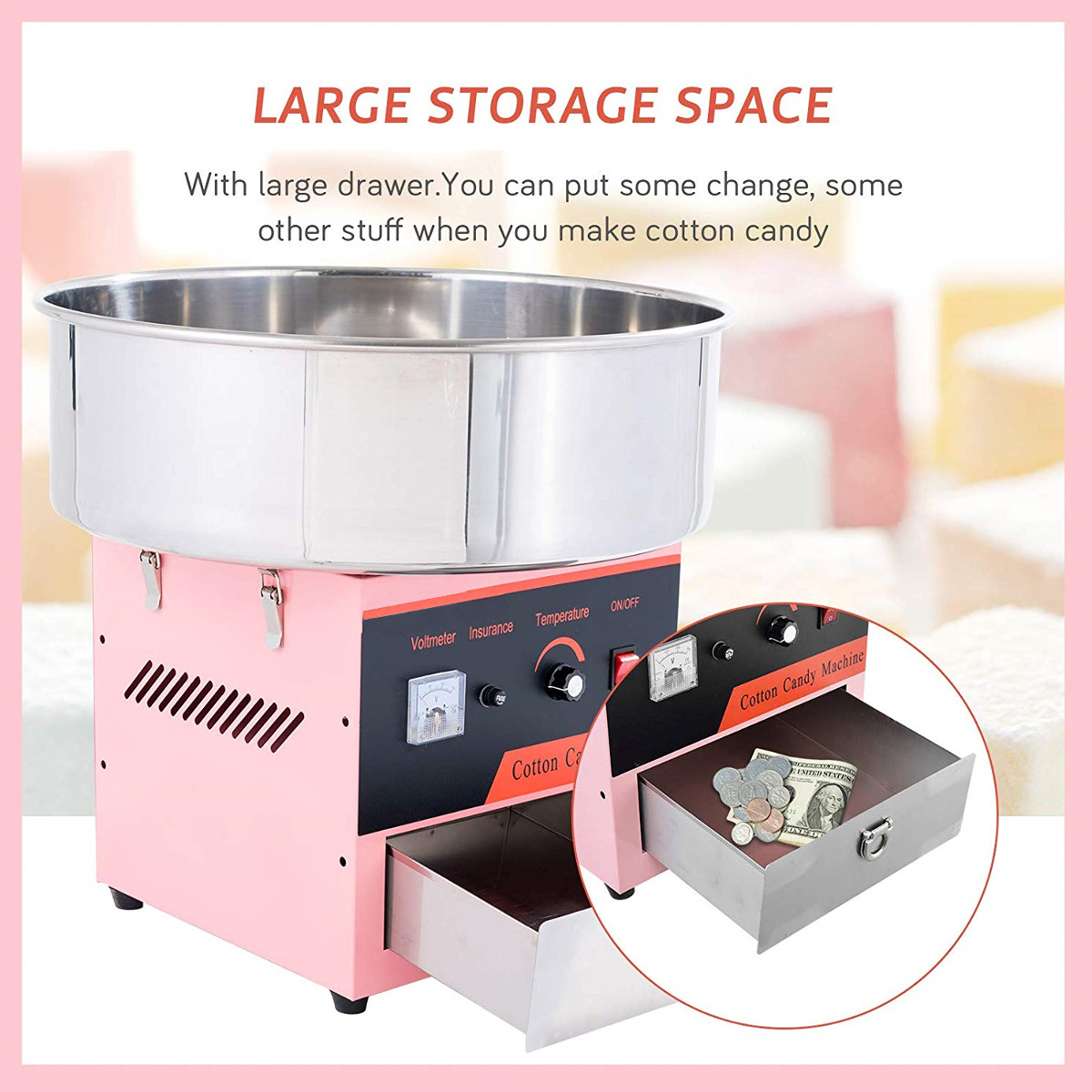 Electric-Candy-Floss-Machine-Sweet-Sugar-Cotton-Maker-Carnival-Fairy-Party-110V-1664574