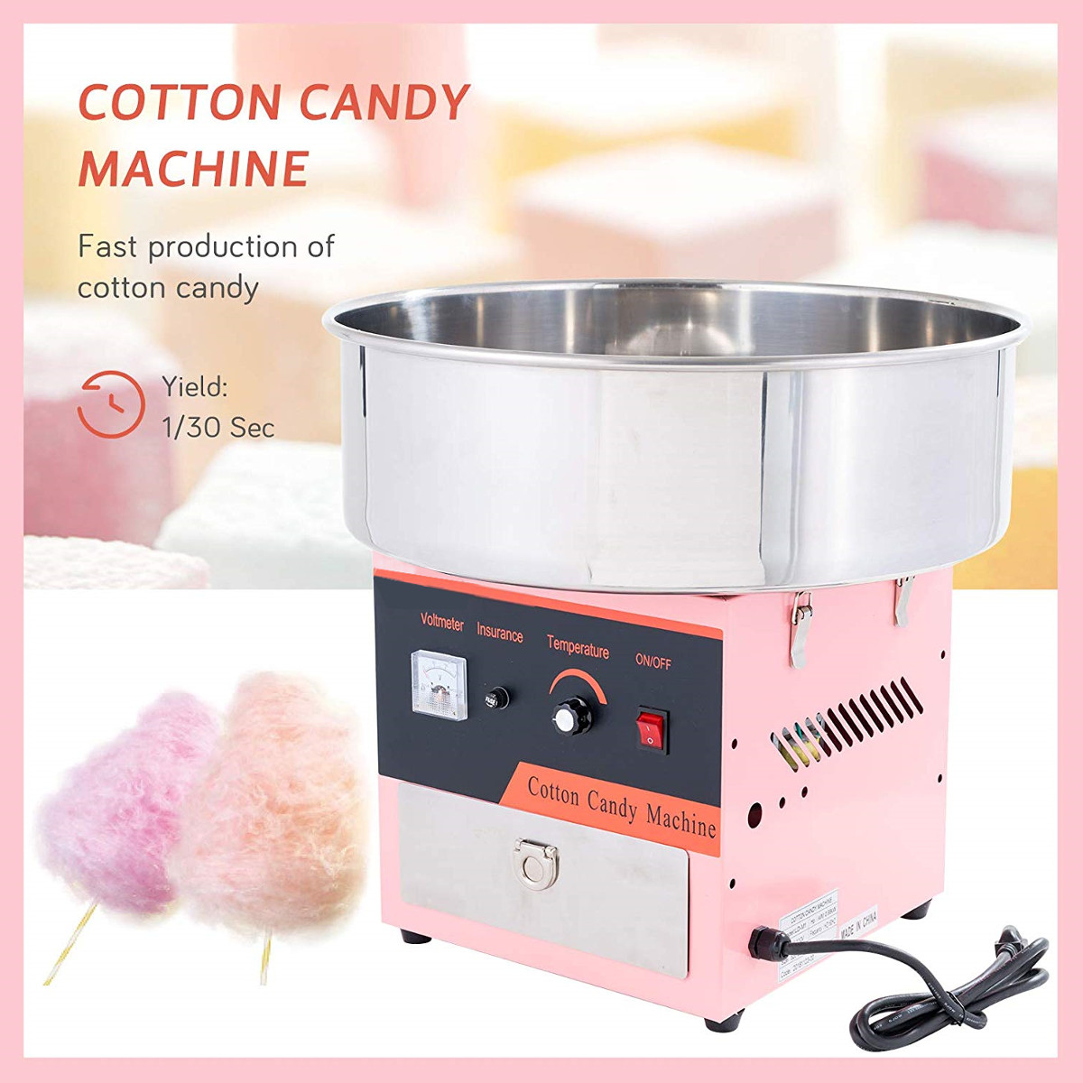 Electric-Candy-Floss-Machine-Sweet-Sugar-Cotton-Maker-Carnival-Fairy-Party-110V-1664574