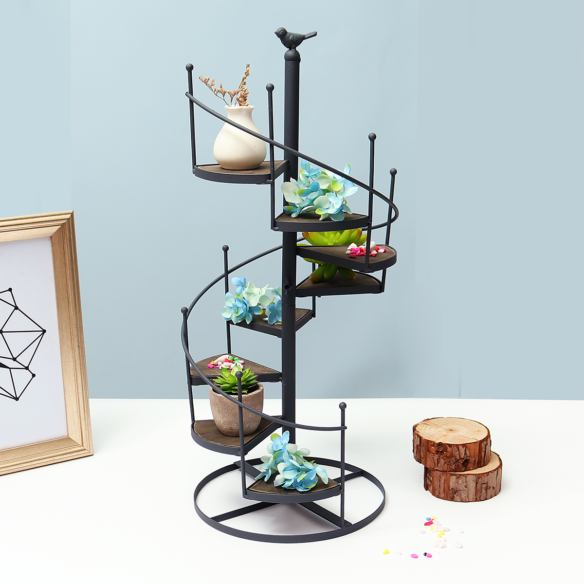 European-Style-Wrought-Iron-Retro-Flower-Stand-Solid-Wood-Shelf-Revolving-Multi-Layer-Staircase-Balc-1761838