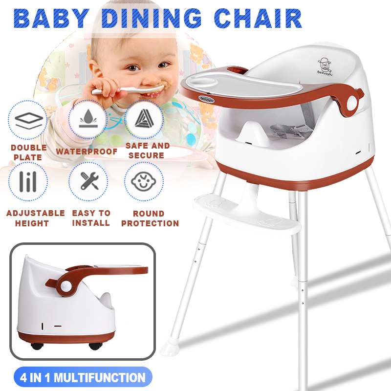 Foldable-Portable-Kids-Baby-High-Chair-Wheeled-Seat-Cushion-Small-Household-Childrens-Chair-Supplies-1722768