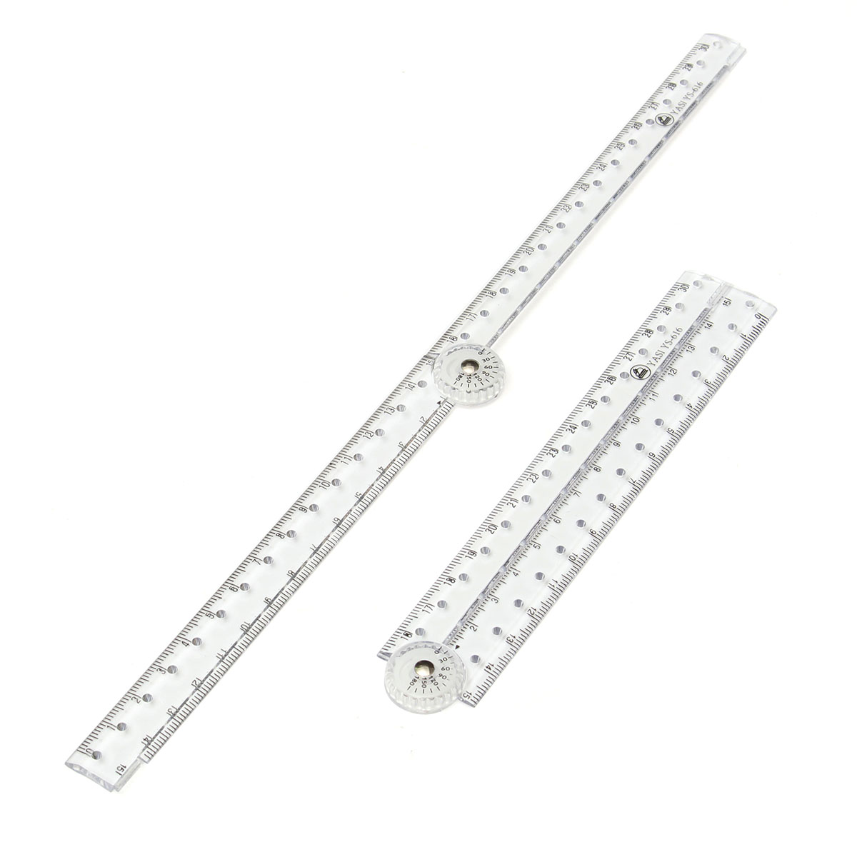 Folding-Acrylic-Ruler-Clear-For-Kids-Student-Office-School-1129480