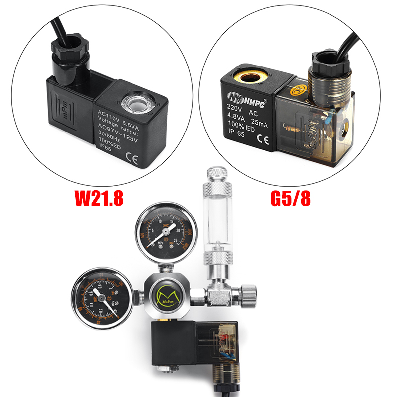 G58-W218-220V-Aquarium-CO2-Regulator-Bubble-Counter-Magnetic-Solenoid-Decompression-Valve-1383926