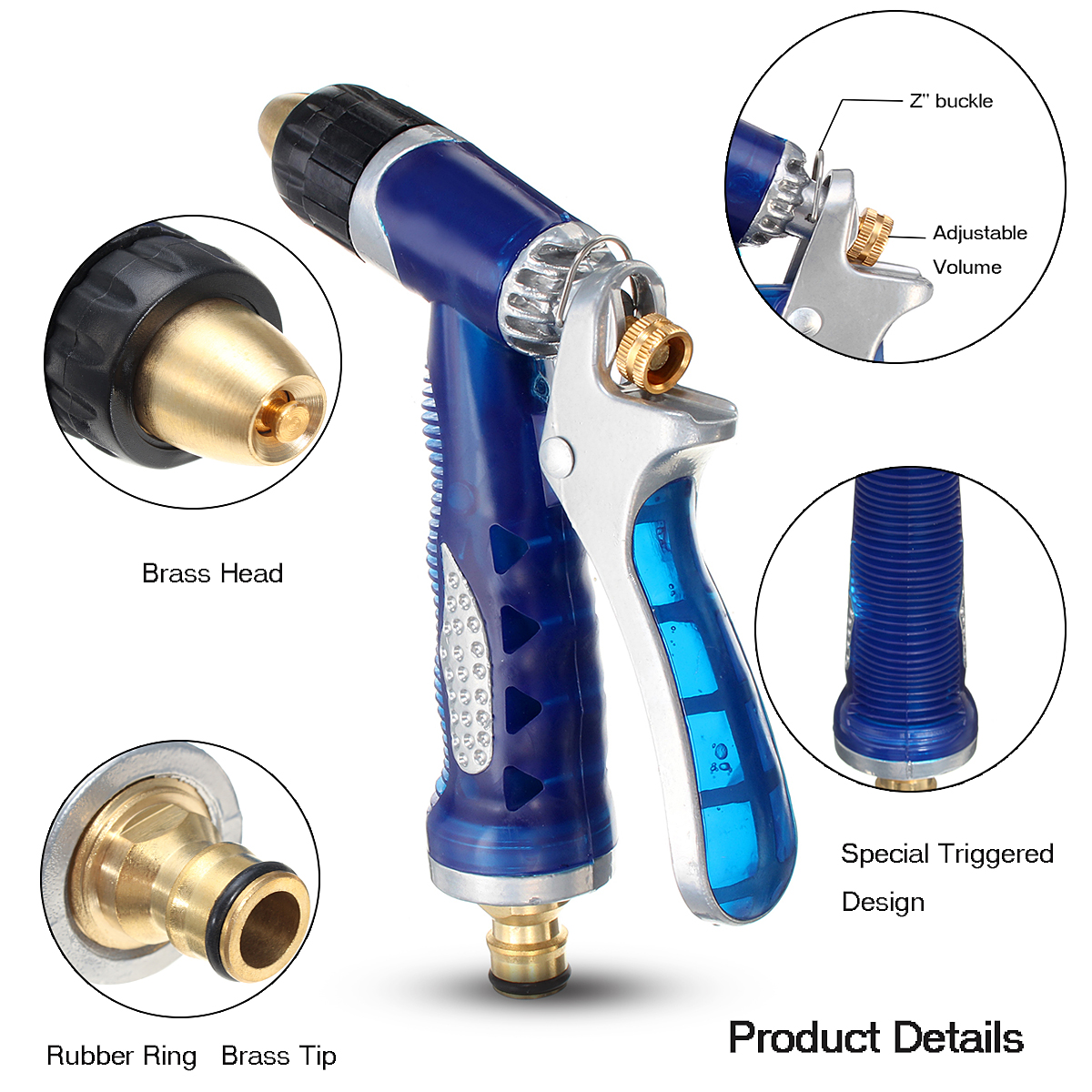 Garden-Water-Hose-Nozzle-Jet-Spray-Gun-High-Pressure-Adjustable-Watering-1320583
