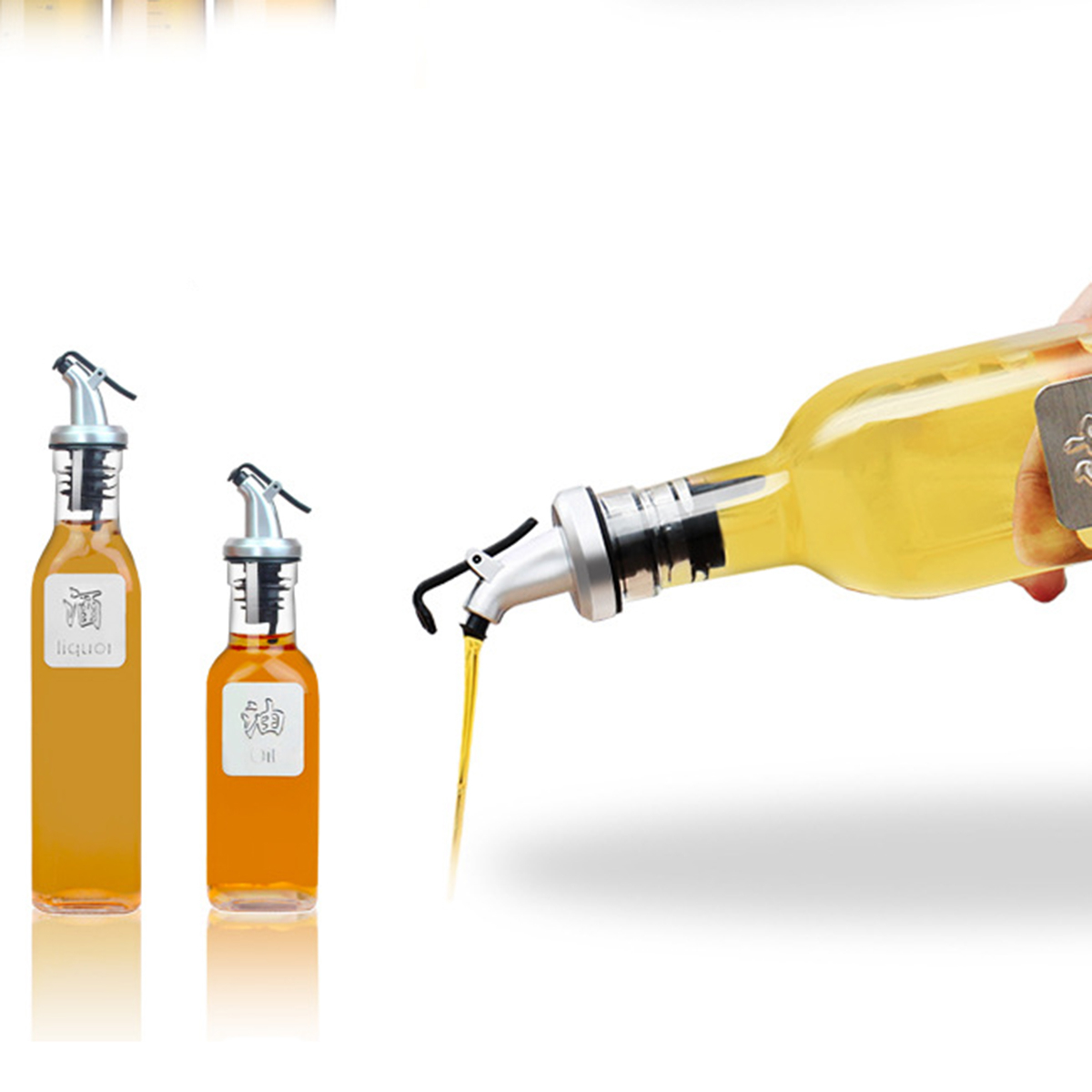 Grease-Nozzle-Sprayer-Liquor-Dispenser-Pourers-Flip-Top-Stopper-For-Glass-Bottle-Olive-Sauce-Vinegar-1489578