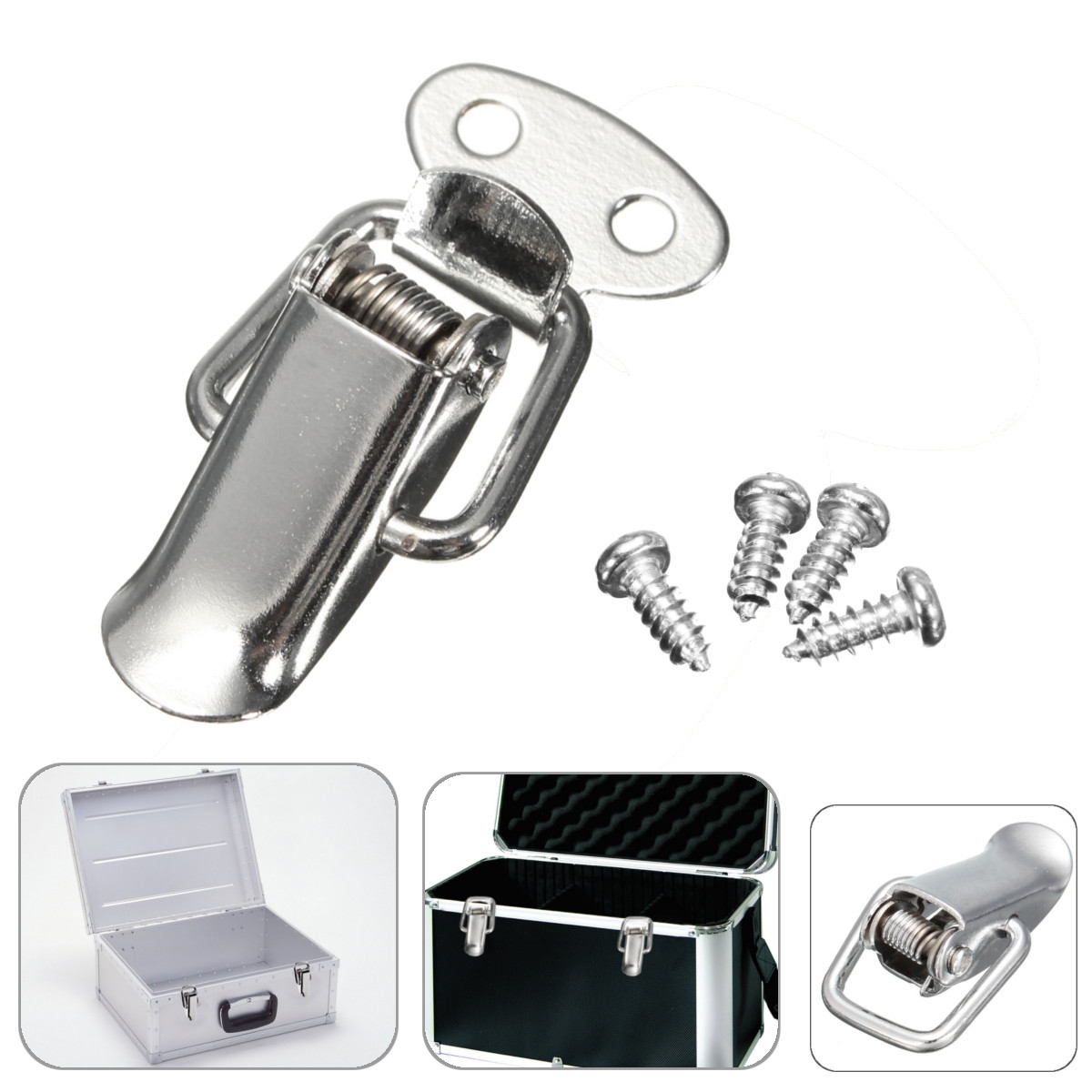 Hardware-Cabinet-Box-Case-Spring-Loaded-Latch-Catch-Toggle-Hasp-1043768