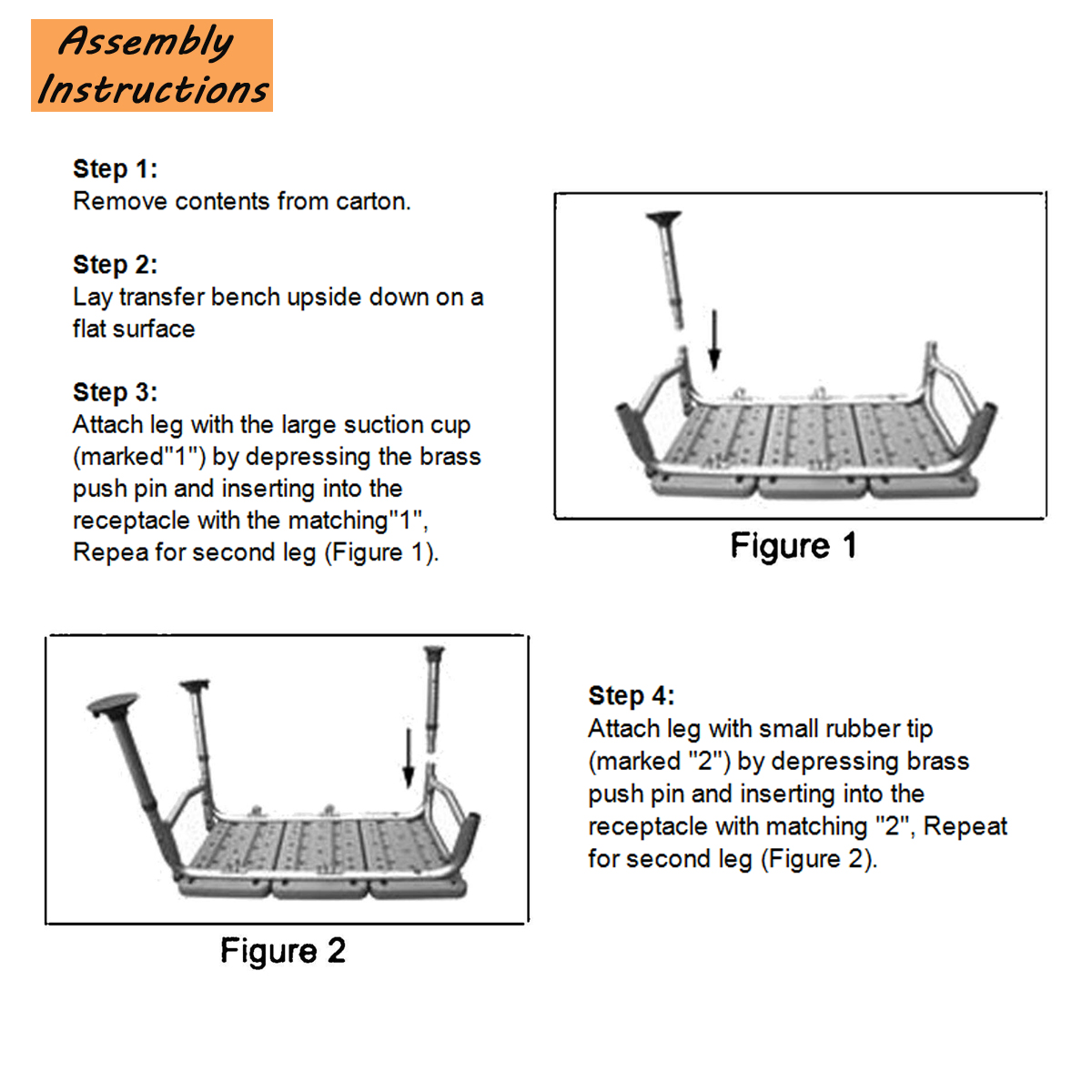 Heavy-Duty-Wheelchair-to-Bath-Tub-Shower-Chair-Transfer-Bench-Seat-Hand-Rail-1554673