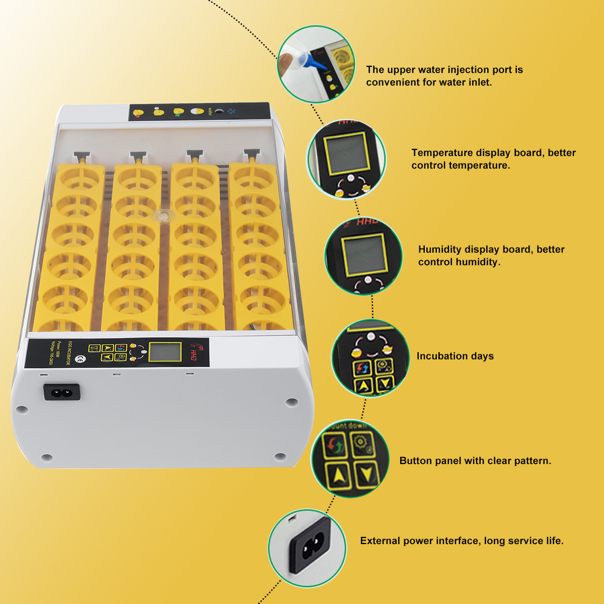 Home-Farm-Digital-24-Egg-Incubator-Automatic-Eggs-Hatcher-Temperature-Control-1762517