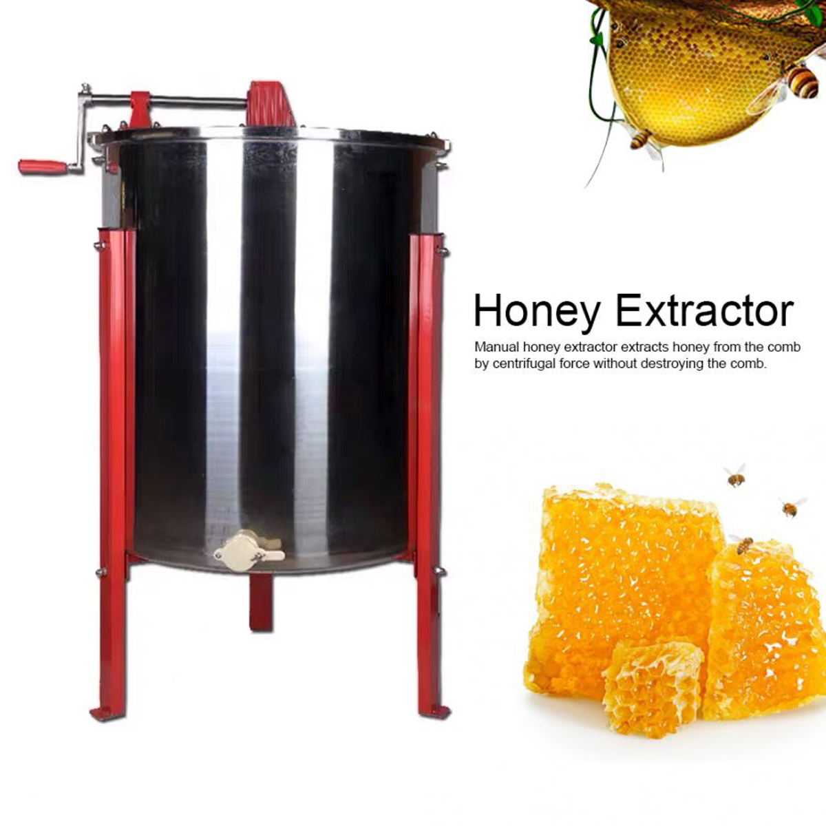 Honey-Extractor-4-Frame-Stainless-Steel-Manual-Bee-Beekeeping-Equipment-Tool-1755389