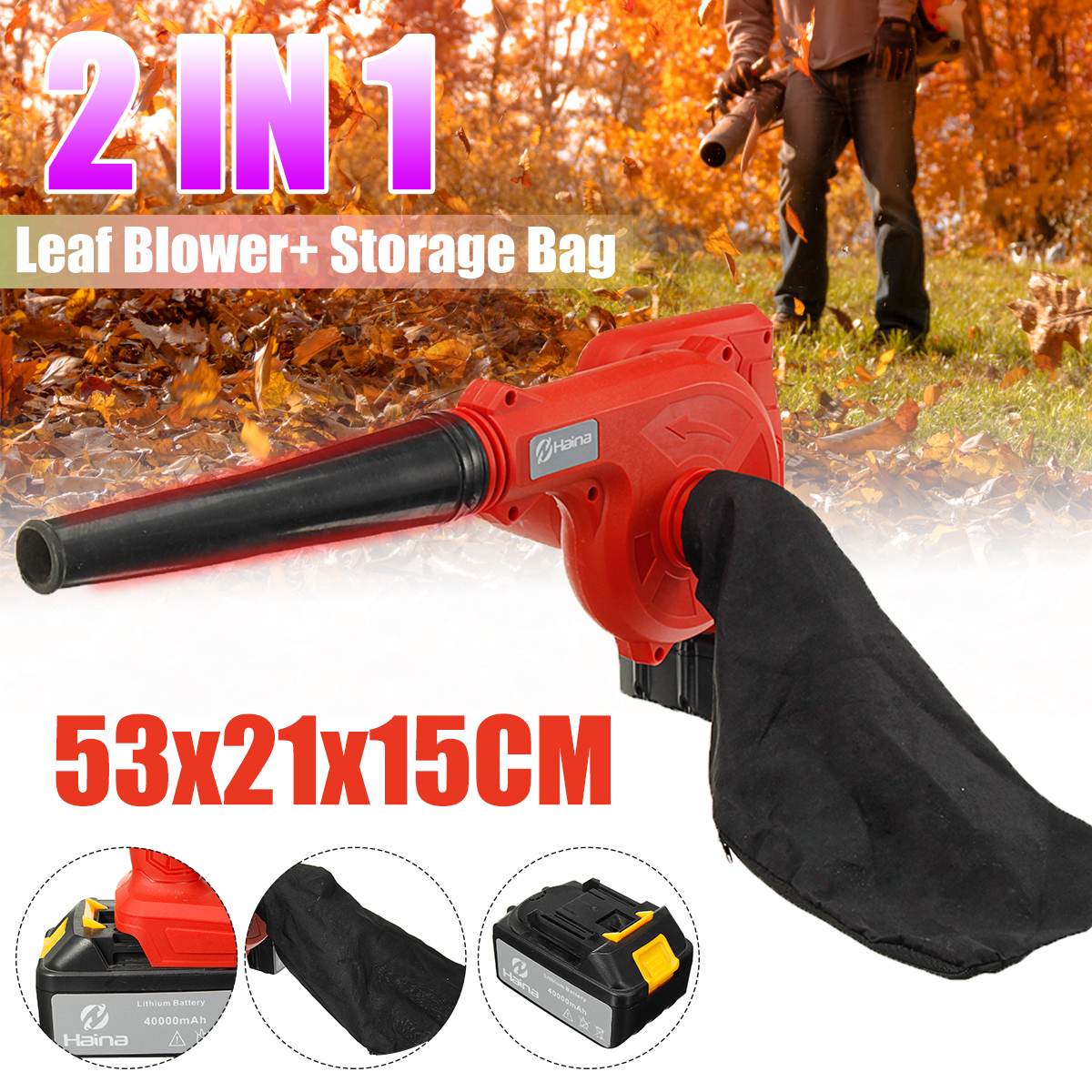 Leaf-Blower-Outdoor-Grass-Blower-Garden-Handheld-Electric-Battery-Tool-Waste-Collection-Bag-1653882