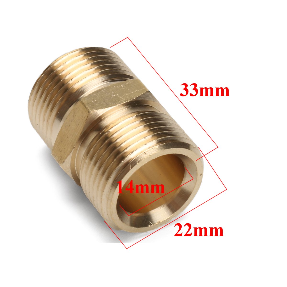 M22-Brass-Pressure-Washer-Adapter-Male-to-Male-Hose-Coulper-Fitting-for-Kacher-1172429